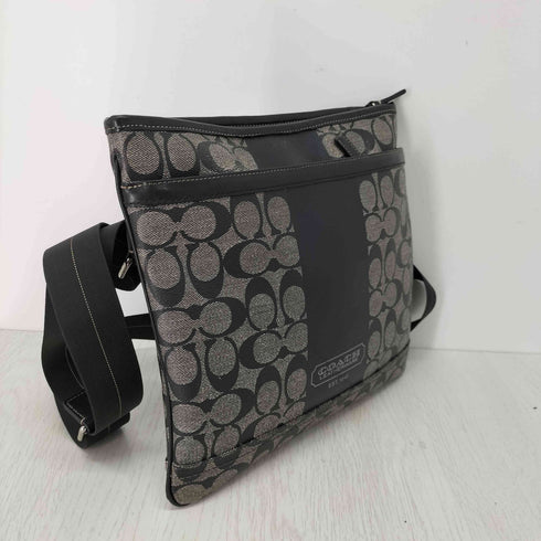 コーチ COACH シグネチャーPVC ヘリテージ ショルダーバッグ メンズ ONE SIZE