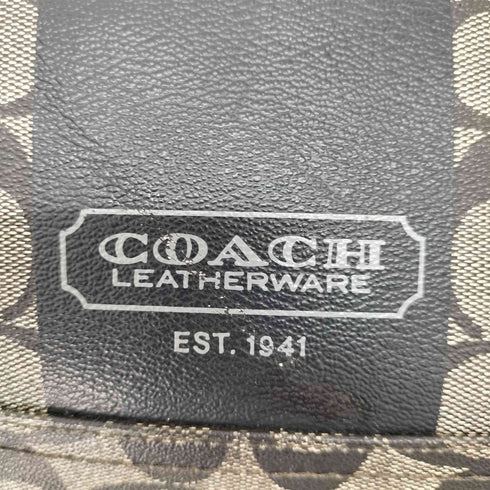コーチ COACH シグネチャーPVC ヘリテージ ショルダーバッグ メンズ ONE SIZE