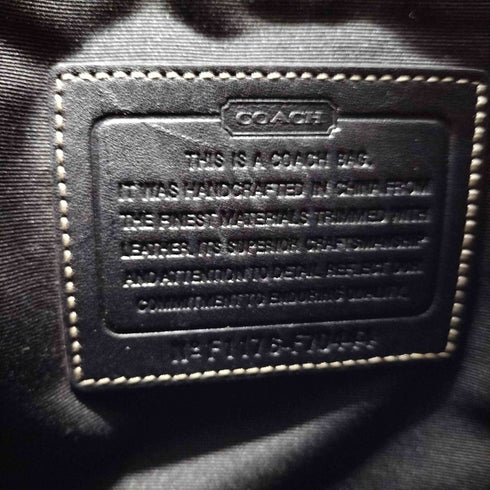 コーチ COACH シグネチャーPVC ヘリテージ ショルダーバッグ メンズ ONE SIZE