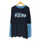 エニーチェ enyce 90-00S PRODUCT AUTEHENTIC フェルト 刺繍 ロゴ フェイクレイヤード デザイン L/S Tシャツ B系 メンズ import:XL