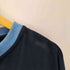 エニーチェ enyce 90-00S PRODUCT AUTEHENTIC フェルト 刺繍 ロゴ フェイクレイヤード デザイン L/S Tシャツ B系 メンズ import:XL