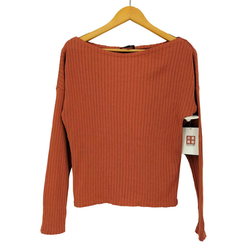 セオリー theory Wide Rib Jersey Boatneck Tpo レディース import:S