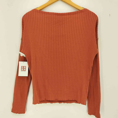 セオリー theory Wide Rib Jersey Boatneck Tpo レディース import:S