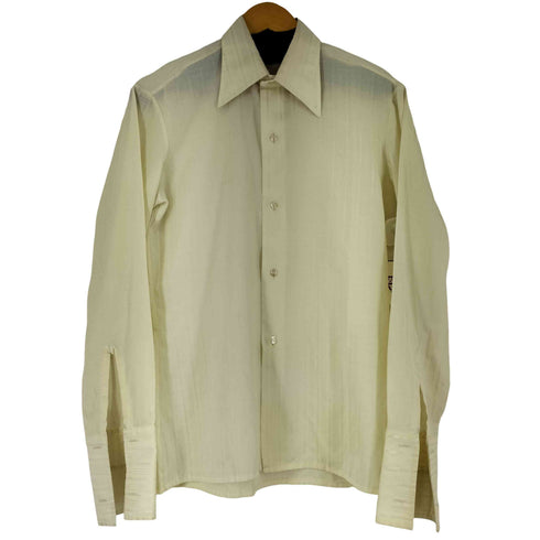 70S レーヨン混ストライプ L/S ドレスシャツ メンズ 38