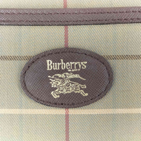 バーバリーズ BURBERRYS チェック クラッチバッグ セカンドバッグ メンズ