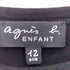 アニエスベーアンファン agnes b. ENFANT フォトプリント ストレッチ 長袖 Tシャツ レディース