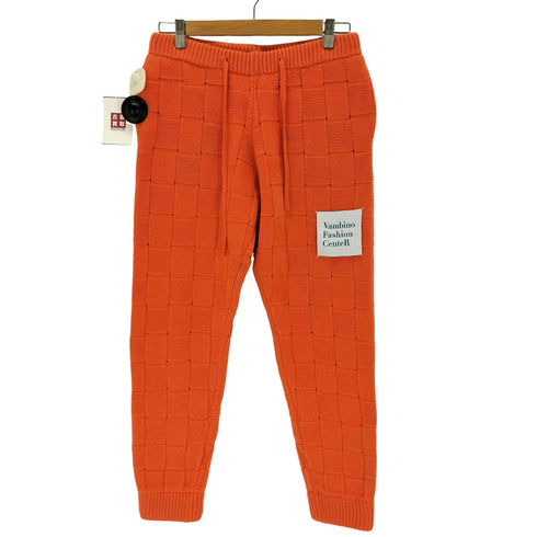 VAMBINO FASHION CENTER CHESS KNIT PANTS ニットパンツ メンズ