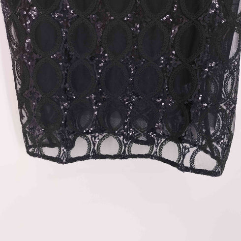 サラマリカ Sara Mallika TULLE SEQUINS CAMI TOP チュール スパンコール キャミ ソール トップ レディース FREE