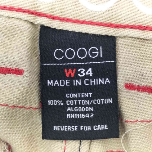 クージー COOGI ステッチライン カーゴショーツ メンズ W34