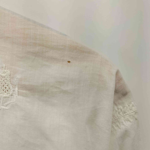 イッセイミヤケペルマネンテ ISSEY MIYAKE PERMANENTE 2000SS ARCHIVE エンブロイダリー 胡桃ボタン L/S オープンカラー シャツ メンズ JPN:M