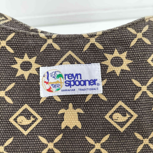 レインスプーナー Reyn Spooner 総柄キャンバスバッグ 鯨 亀 太陽 レディース