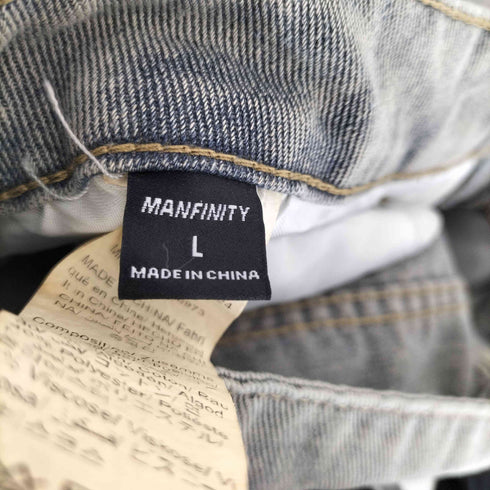 MANFINITY ヴィンテージ加工 バギーデニム メンズ L