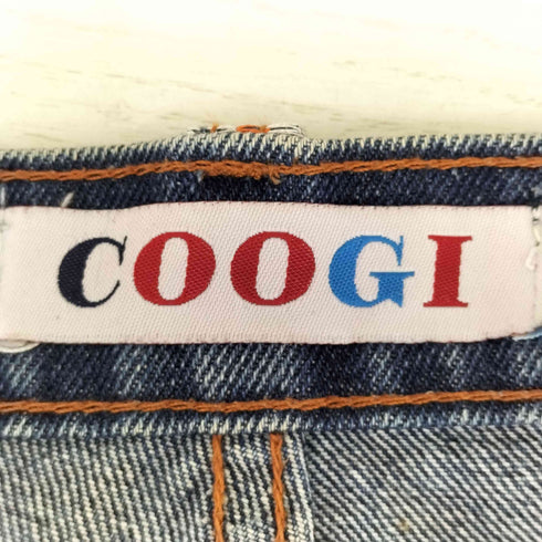 クージー COOGI 刺繍 バギーデニムパンツ メンズ 38