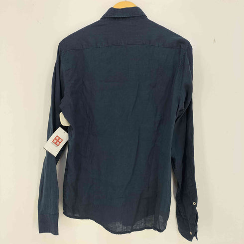ESSENTIAL DOOA LINEN COLLECTION リネン100 ワイドカラー 長袖 シャツ メンズ JPN:S