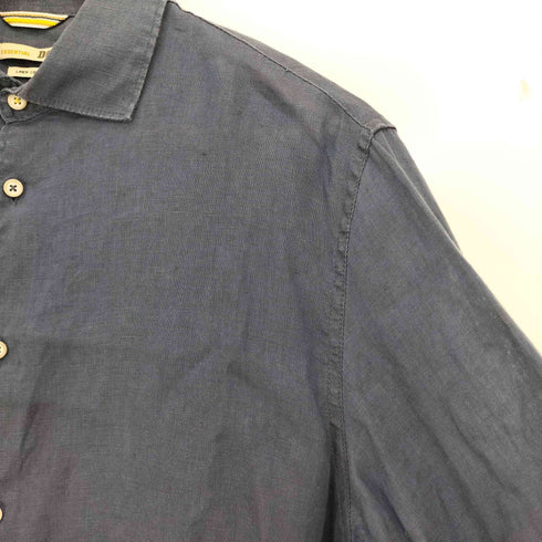 ESSENTIAL DOOA LINEN COLLECTION リネン100 ワイドカラー 長袖 シャツ メンズ JPN:S