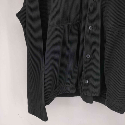 トワロニエ toironier プリーツドレープシャツジャケット メンズ FREE