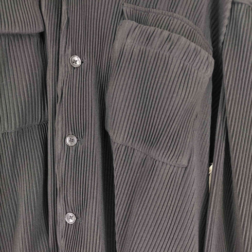 トワロニエ toironier プリーツドレープシャツジャケット メンズ FREE