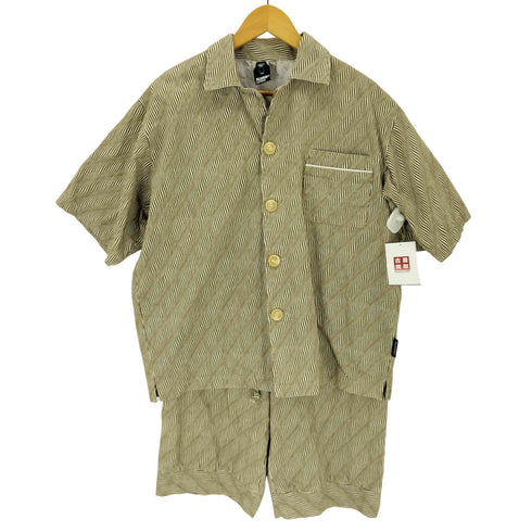 エクストララージ XLARGE 90~00s USA製 ストライプシャツ&ショーツ メンズ M