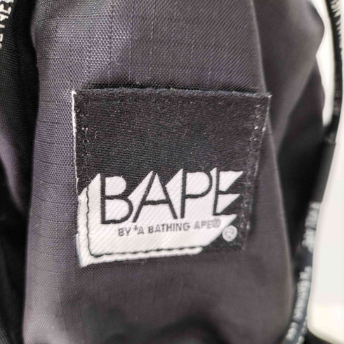 アベイシングエイプ BAPE by A BATHING APE ロゴパッチ デイパック リップストップ メンズ