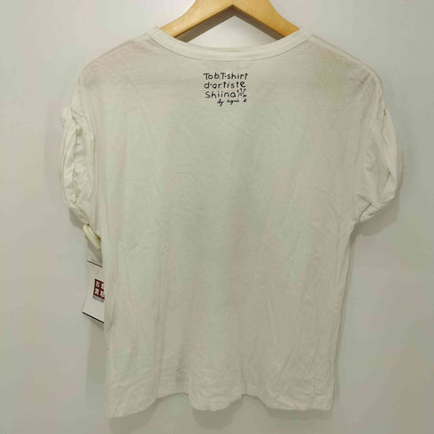 トゥービーバイアニエスベー To b. by agnes b. キャラクタープリント ショートスリーブクルーネックTシャツ レディース FR:38