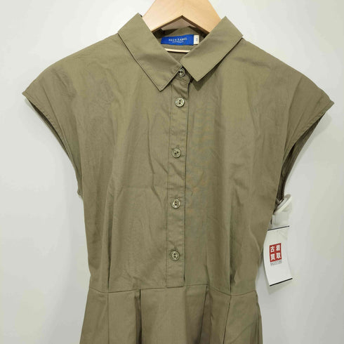 ブルーレーベルクレストブリッジ BLUE LABEL CRESTBRIDGE ウエストベルト ショートスリーブワンピース レディース JPN:38