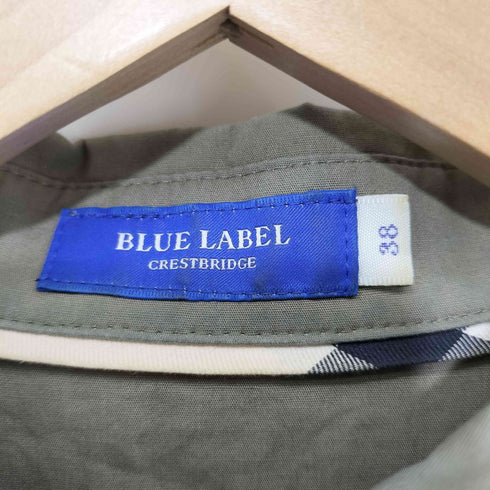 ブルーレーベルクレストブリッジ BLUE LABEL CRESTBRIDGE ウエストベルト ショートスリーブワンピース レディース JPN:38