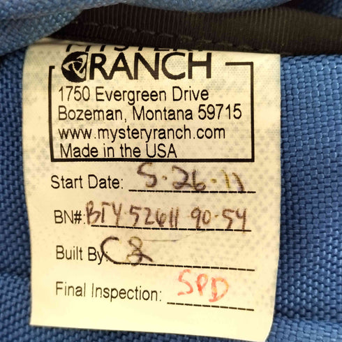 ミステリーランチ MYSTERY RANCH BOOTY BAG メンズ