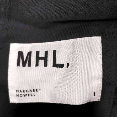 エムエイチエル MHL. ストライプ柄 コットンウール フレアスカート レディース JPN:1