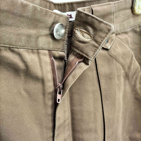 イッセイミヤケ ISSEY MIYAKE 70S コットン テーパードチノパンツ レディース 11