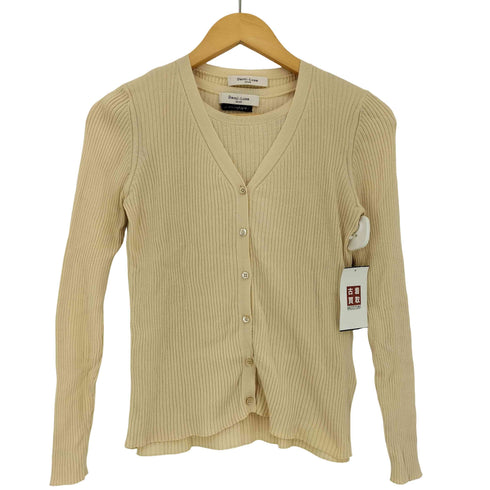 デミルクスビームス Demi-Luxe BEAMS リブ ノースリーブニット / リブ ロングカーディガン レディース ONE SIZE