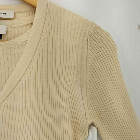 デミルクスビームス Demi-Luxe BEAMS リブ ノースリーブニット / リブ ロングカーディガン レディース ONE SIZE