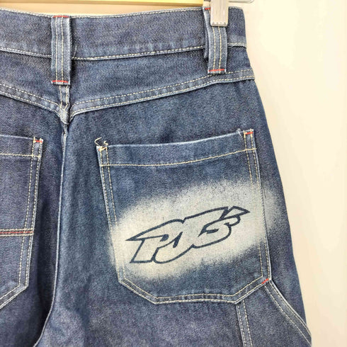 PJ'S SURF 00s バックポケット ラメデザイン ペインターデニムパンツ Y2K メンズ S