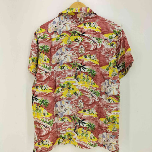Hanauma Bay 90S 総柄 レーヨン100 アロハシャツ メンズ JPN:L