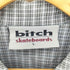 ビッチスケートボーディング bitch skateboards 90S ボックスシルエット コットンチェックシャツ メンズ import:L
