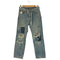 リーバイス Levis フィリピン製 リメイク パッチワーク ダメージ ストレートデニム 525-0217 メンズ 31×33