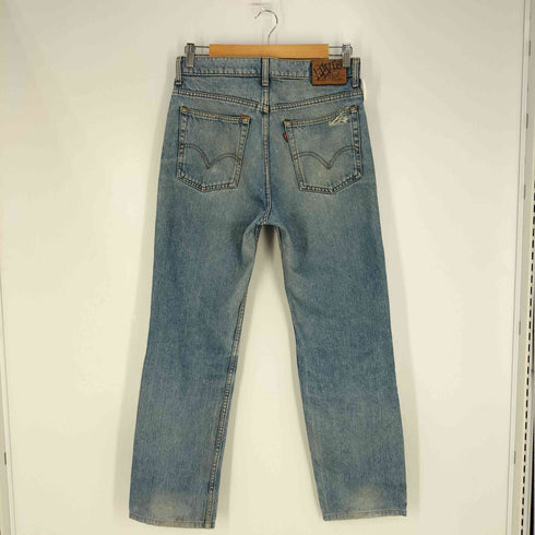 リーバイス Levis フィリピン製 リメイク パッチワーク ダメージ ストレートデニム 525-0217 メンズ 31×33