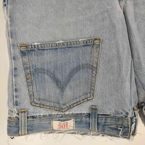 リーバイス Levis 505 REGULAR FIT リメイク バギー デニムショーツ メンズ W34