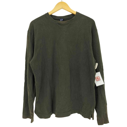 ギャップ Gap 00S 前V 長袖 Tシャツ メンズ import:M