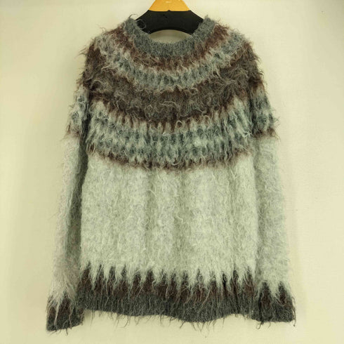 CAMPHOR WOOD ノルディック柄 シャギーニット メンズ JPN:S