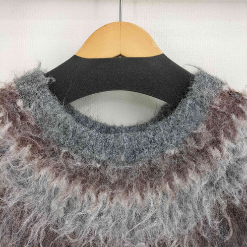 CAMPHOR WOOD ノルディック柄 シャギーニット メンズ JPN:S
