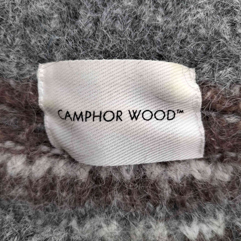 CAMPHOR WOOD ノルディック柄 シャギーニット メンズ JPN:S