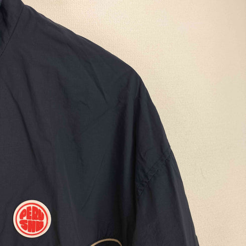 ペルーシュ Perushu ロゴパッチ ナイロン ジップアップ ジャケット メンズ JPN:M