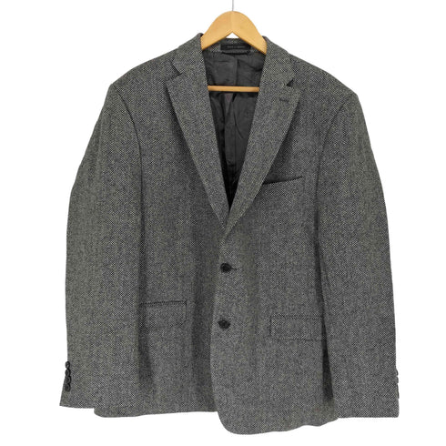 ローレンラルフローレン LAUREN RALPH LAUREN メキシコ製 ウール ヘリンボーン 2B テーラードジャケット メンズ 46R