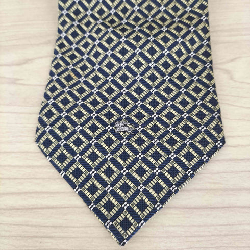 バーバリーズ BURBERRYS ロゴ刺繍 総柄シルクネクタイ メンズ