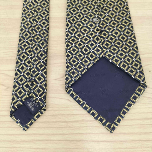 バーバリーズ BURBERRYS ロゴ刺繍 総柄シルクネクタイ メンズ
