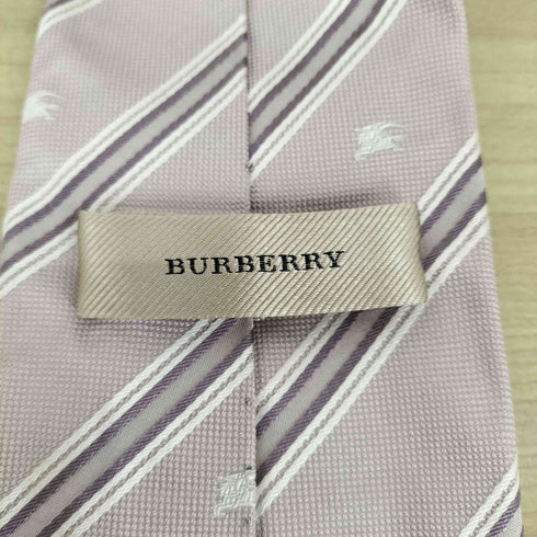 バーバリー BURBERRY 騎士刺繍 シルクネクタイ MADE IN ITALY メンズ