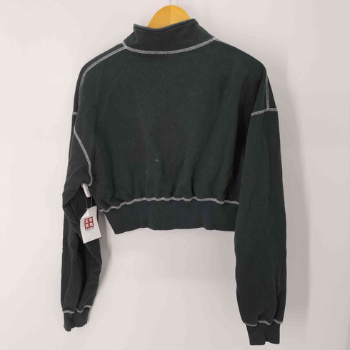 エックスガール X-girl CROPPED HALF ZIP SWEAT TOP レディース JPN:M
