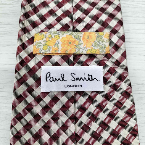 ポールスミスロンドン Paul Smith LONDON チェック柄シルクネクタイ メンズ