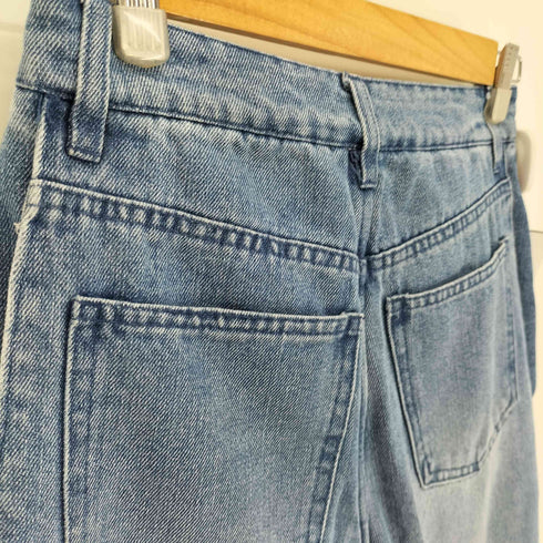 VANNIE U サイドカットアウトデニム レイヤードパンツ レディース JPN:M