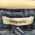 VANNIE U サイドカットアウトデニム レイヤードパンツ レディース JPN:M